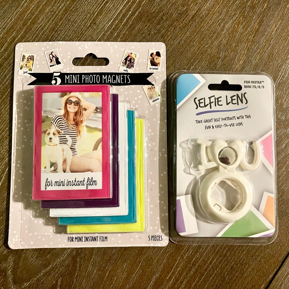 Mini Photo Magnets and Selfie Lens Set